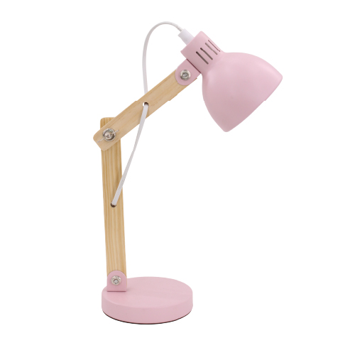 Lámpara de escritorio E14 rosa vintage fiona